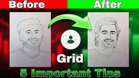How to draw Perfect outline in 5 Easy steps | Grid line method || Full tutorial !!!