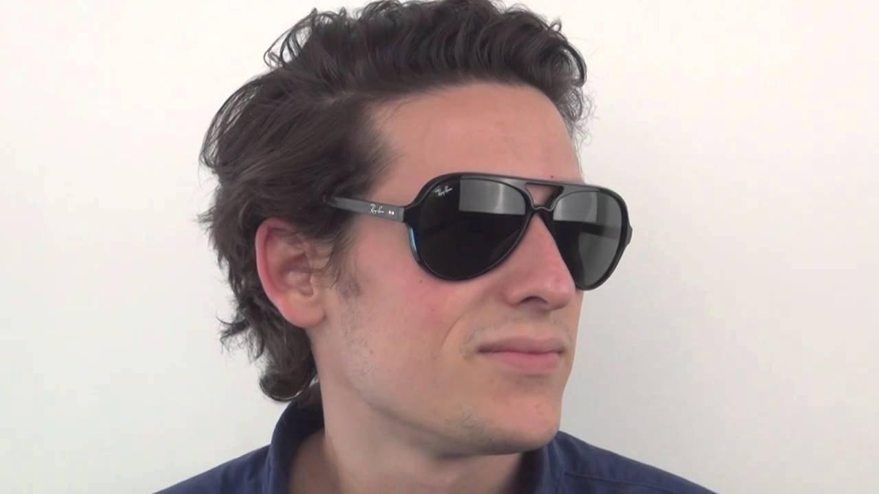 Ray-Ban RB4125 Cats 5000 601 Sunglasses - VisionDirect Reviews - YouTube