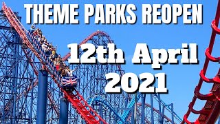 UK Theme Parks Set To Reopen 12th April 2021