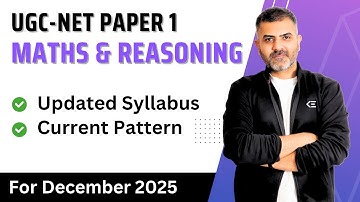 Maths and Reasoning | Latest Syllabus and Pattern | For December 2025 Exams