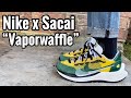 未使用！sacai×NIKE VAPORWAFFLE Yellow/Green SIZE 13 - Nike Vaporwaffle x Sacai Tour Yellow Stadium Green