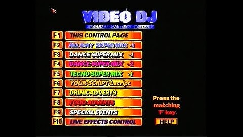 Amiga 1200 Video DJ System from 1989