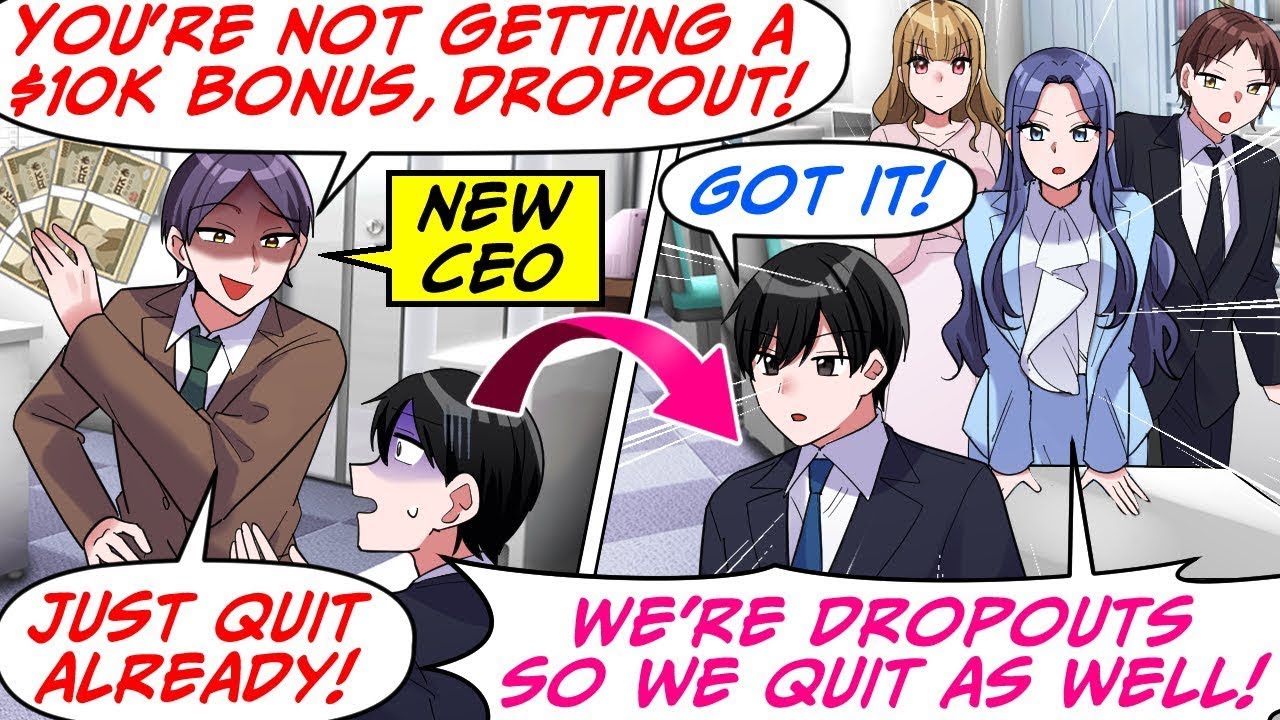 The New CEO Called Me a Dropout & Cut My Bonus! But Then, All the Top Employees…[RomCom Manga Dub]
