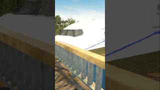 Can the Plane Survive the Low Bridge? #short @BrickBreak