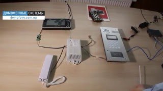 картинка: Видеообзор работы гибридной панели BAS-IP Hybrid www.domofony.com.ua