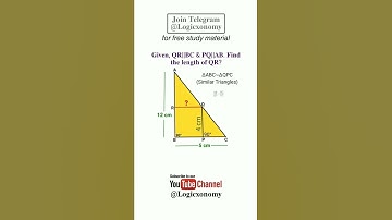 Tricky Geometry problem 🔥| Similarity| Formula & short tricks #logicxonomy #shorts