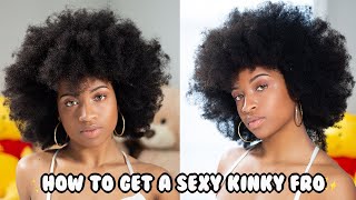 How To Get A Sexy Afro on Type 4 Hair!