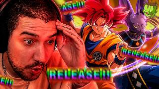 LITERALMENTE FUERON GOD SUMMONS! GOD GOKU &amp; BEERUS DUAL DOKKAN FEST SUMMONS | Dokkan Battle