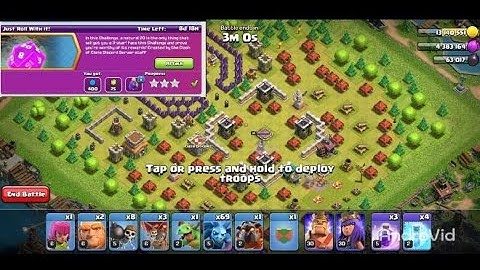 Easily 3 Star Just Roll With It Challenge (Clash of Clans)