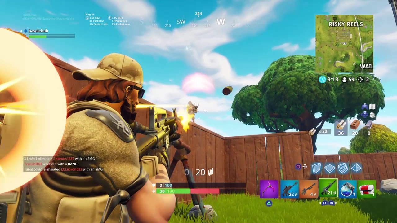 Week 6 season 5 blockbuster star with my luckiest 3 kills fortnite