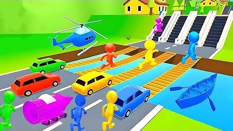 Shape Shifting 🏃🚗🚲🚦All Levels Gameplay Walkthrough Android, ios Max Level Ep 32