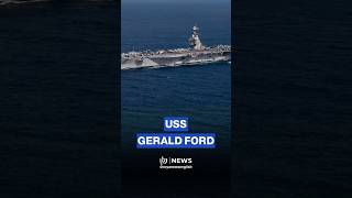 USS Gerald R. Ford docks in Crete: Massive US carrier deployed to Middle East