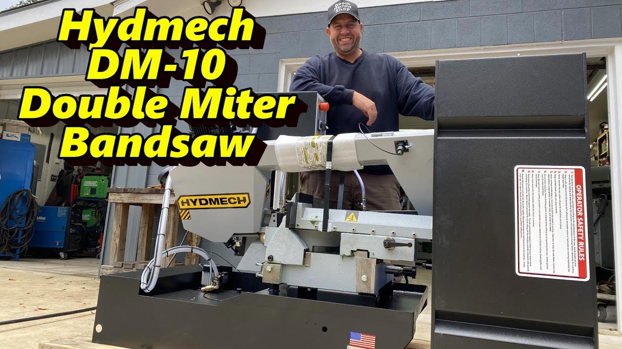 Hydmech DM-10 Bandsaw Install and First 