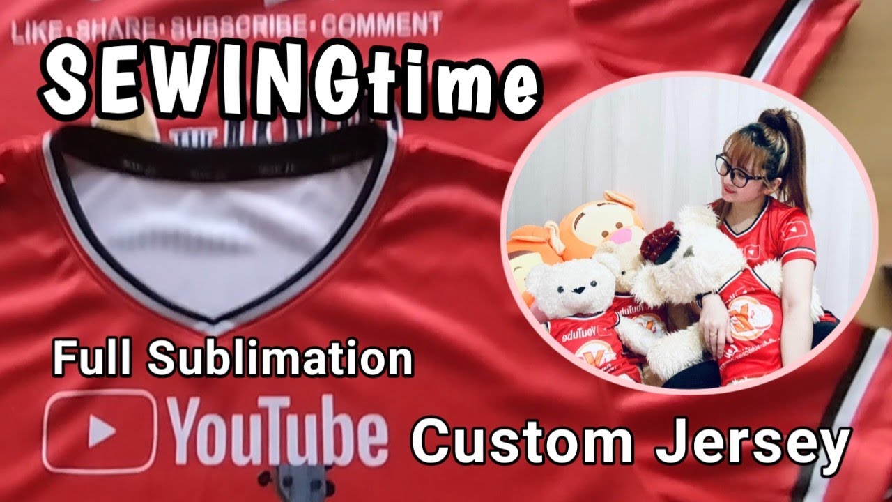 SEWING | YOUTUBE CUSTOM JERSEY | FULL SUBLIMATION@YanneLei