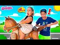 Maria Clara e Henrique querem o mesmo cavalinho de brinquedo - MC Divertida