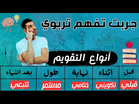 انواع التقويم التربوي القبلي التكويني الختامي والمستمر افهم تربوي