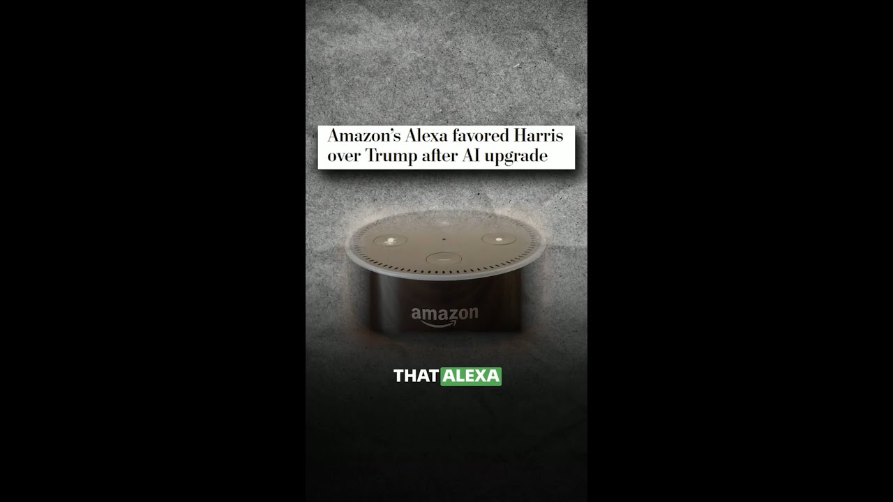 Amazon’s Alexa favored Harris over Trump after AI upgrade.