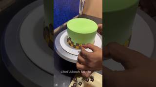 Minecraft Theme Cake Decorations