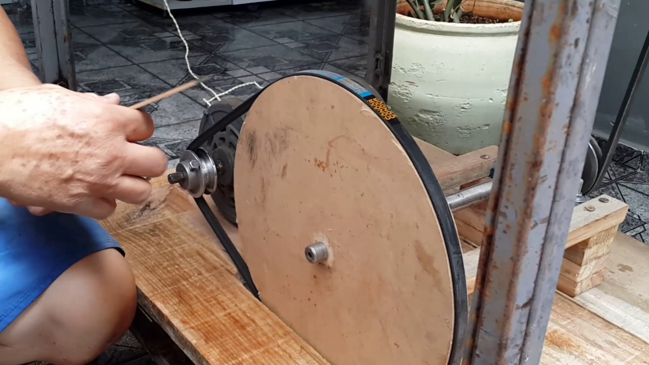 Cilindro elétrico artesanal