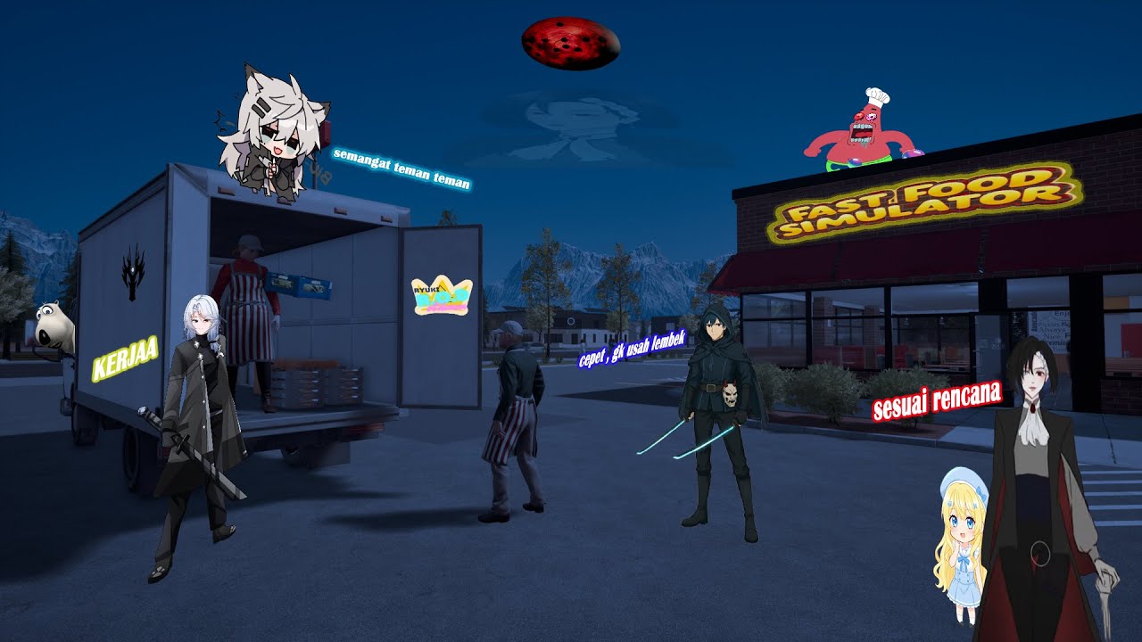 【Fast Food Simulator】Bisnis kita dah berkembang nih!【Vtuber Indonesia】