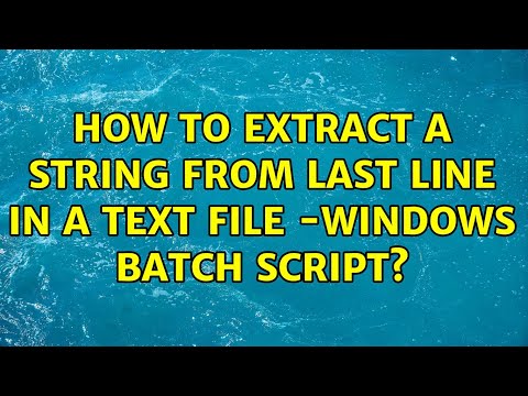 How to extract