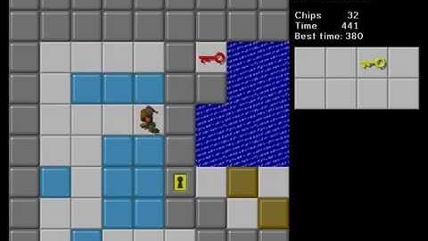 CCLP1 level 20 solution - 380 seconds