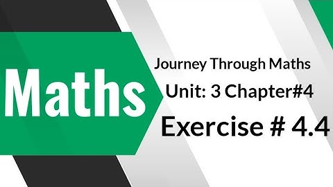 Maths-Class 5 || Journey through Maths || Unit#3 || Chapter#4 || Exercise#4.4 ||