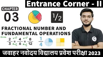 Chapter 3 | Part 3 | Entrance Corner - II | Navodaya Arihant Book Solution 2023
