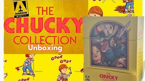 Arrow Videos The Chucky 4k collection unboxing 