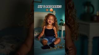 SINGING BABIES | JAY &amp; BAE 👶🏾♥️ #trend #aibaby #dance #music