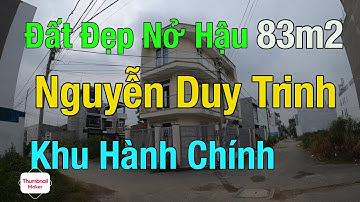 Bán Đất Đường Nguyễn Duy Trinh Quận 9 I 83,m2 Ngang 6,6 Khu Trung Tâm Hành Chính Phường Long Trường.