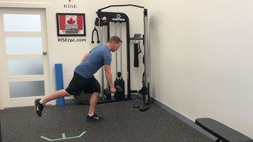 1 Leg Deadlift With Contralateral Dumbbell Row    HD 1080p