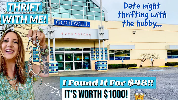 A GOODWILL SHOPPING DATE NIGHT AND THRIFTING ANTIQ...