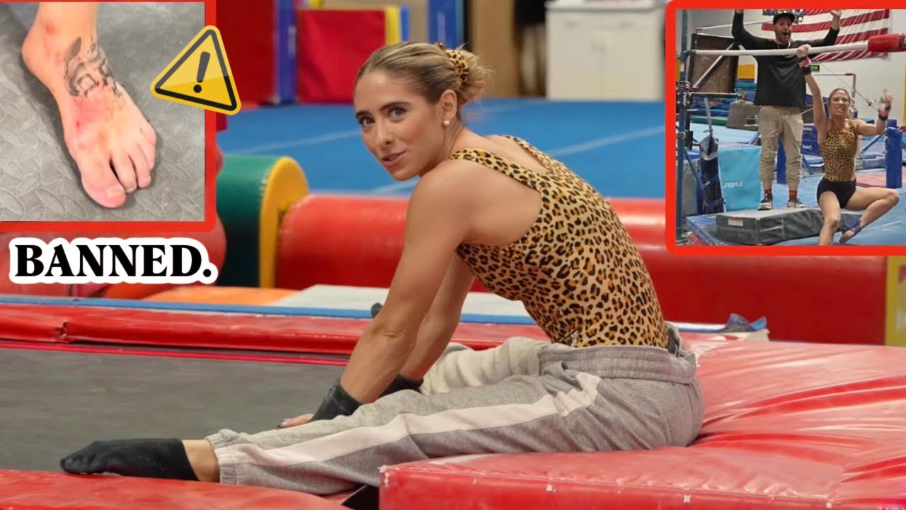 Удар ногой после 80 попыток: ЗАПРЕЩЕННЫЙ ГИМНАСТИЧЕСКИЙ НАВЫК.