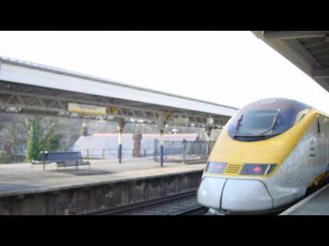 国際特急 ユーロスター 20両編成 通過 旧路線 ケント 在来線区間 | Eurostar Old Kent Route Passing Shortlands @010217