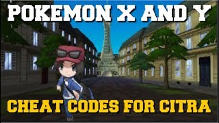 længst Boghandel Let at forstå HOW TO GET CHEAT CODES FOR POKEMON X AND Y FOR CITRA EMULATOR (POKEMON X  AND Y CHEATS) - YouTube