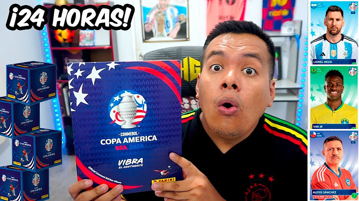 ¡Completo El Álbum De la Copa América En 24 Horas!