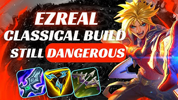 MATCH(HARD & TUTORIAL) EZREAL GAMEPLAY | DANGEROUS BUILD & RUNES | WILD RIFT
