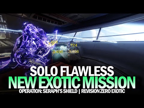 Solo Flawless Operation: Seraphs Shield (New Exotic Mission / First Completion) [Destiny 2]