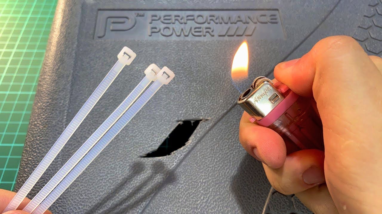 The PLASTIC WELDING SECRET that Nobody Tells! Plastic Repair using