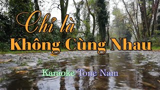 Karaoke Beat Chuẩn - Chỉ Là Không Cùng Nhau | Tăng Phúc - Tone Nam (Gm)