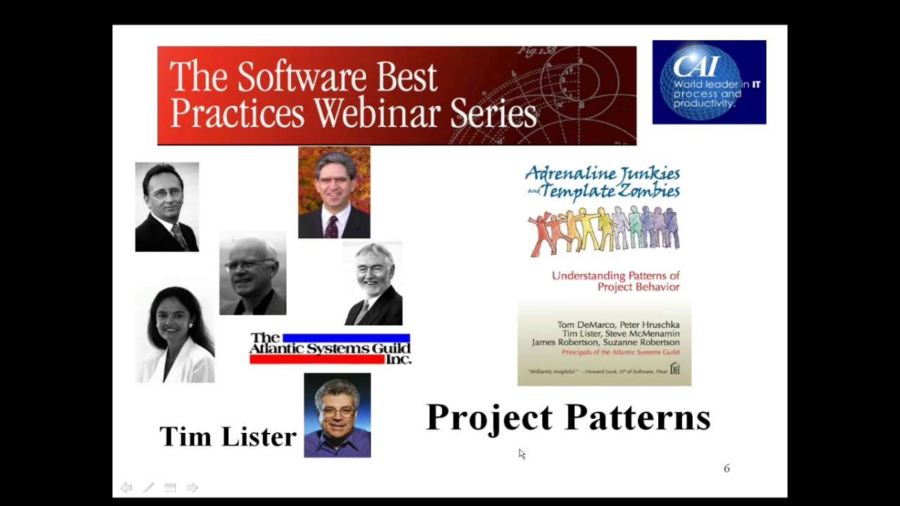 Project Patterns: Adrenaline Junkies and Template Zombies - YouTube