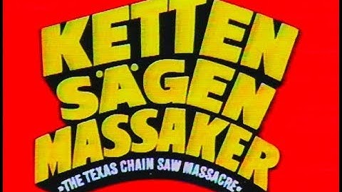 Kettensägen Massaker Titel (VPS Video Kassette)
