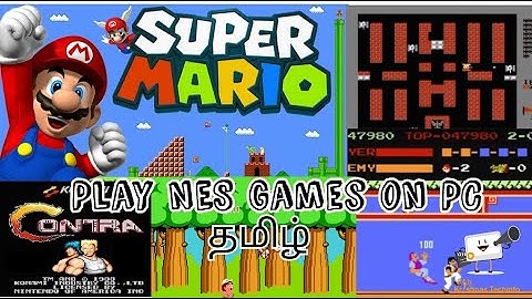 How to Play NES games on PC | தமிழ் | Super Mario,Contra | JNES Emulator