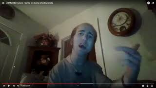 Cyraxx poppin a roach on his desk and throwing it on the floor