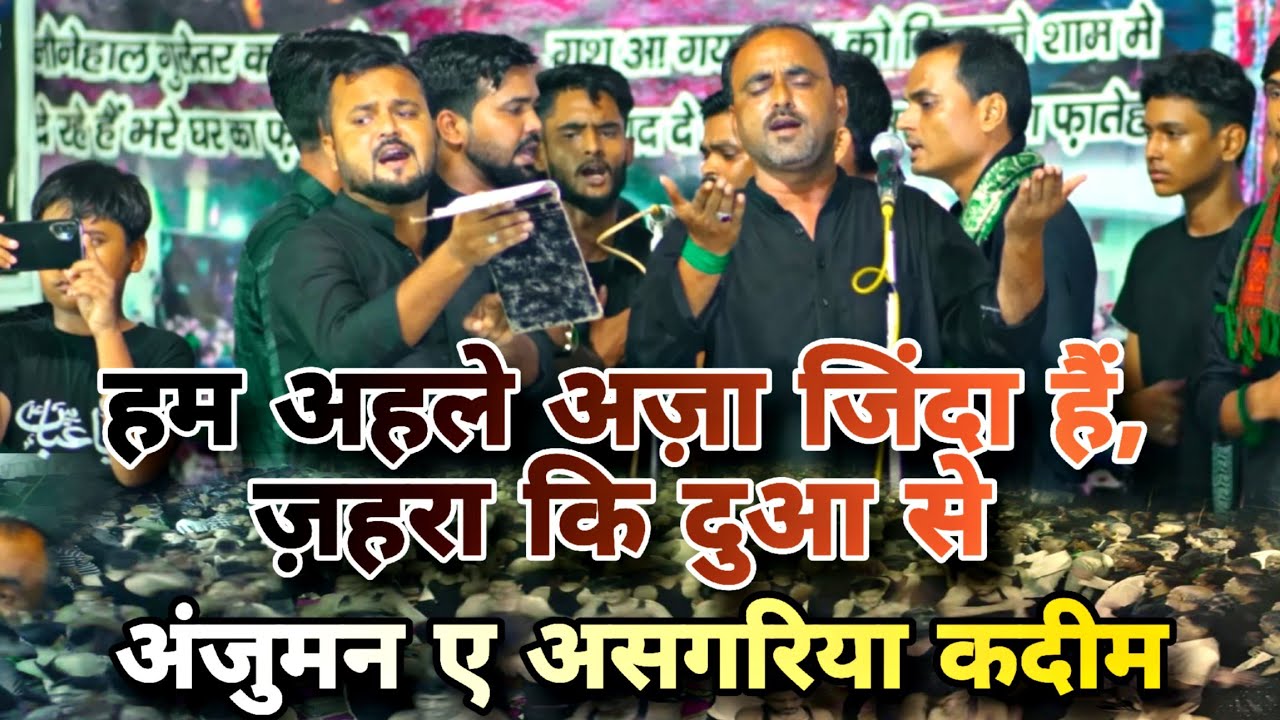 NAYI SADA | HAM AHLE AZA ZINDA HAIN ZAHRAص KI DUA SE | ANJUMAN ASGHARIYA QADEEM AMHAT SULTANPUR |