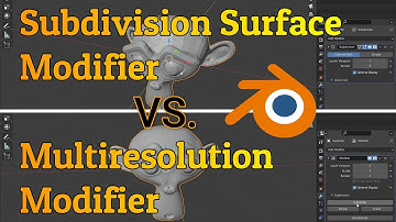 What is the difference between subdivision surface and multiresolution modifiers? | Blender 2.92