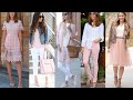 TENDENCIAS Y COMBINACIONES DE ROPA EN COLOR ROSA PASTEL / COMBINACIONES FINAS ELEGANTES Y FEMENINAS