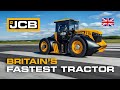 Fastest tractor in britain  jcb fastrac british speed record with guy martin jcbwft