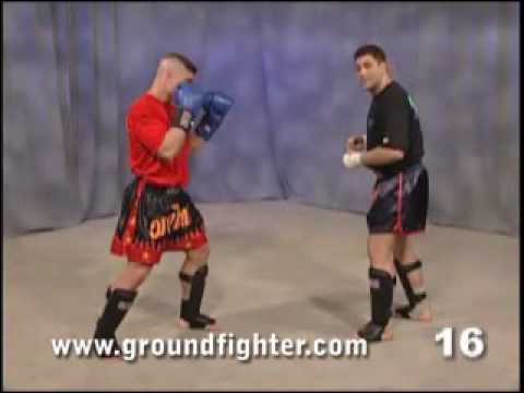 www.groundfighter.com - World Muay Thai Champion Duke Roufus, widely considered to be one of the most technical heavyweights of all time, shares his personal knowledge of Muay Thai gleaned from extensive training in Thailand and as coach of the legendary Roufus Kickboxing Team. Here Duke demonstrates the Right Low Kick from his Muay Thai Full Contact Kicking Volume. Clear and concise teaching on the devastating Muay Thai techniques taking Mixed Martial Arts by storm.